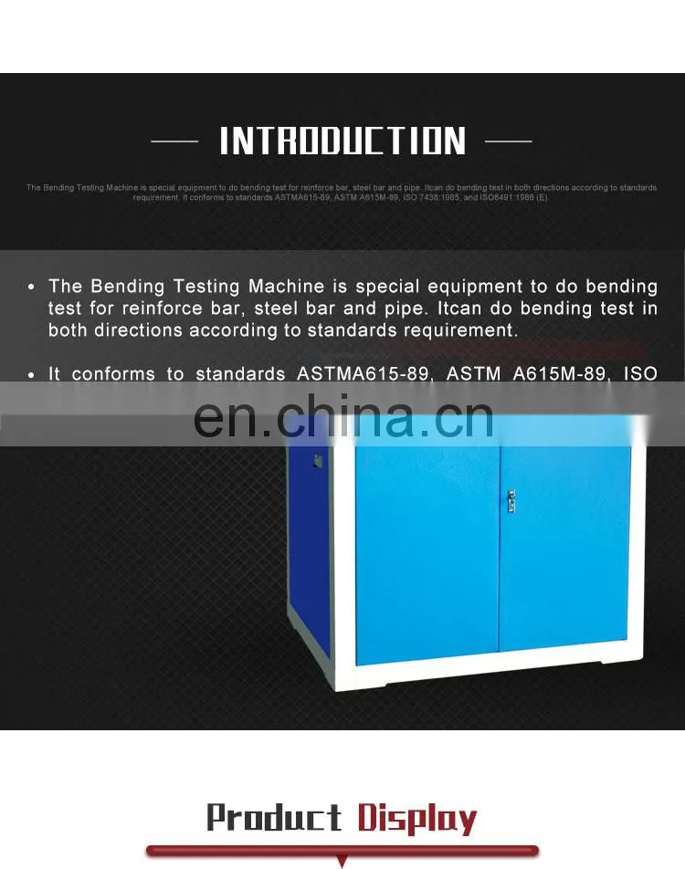 New design bend for pipes tube testing automatic bending test machine with CE certificate