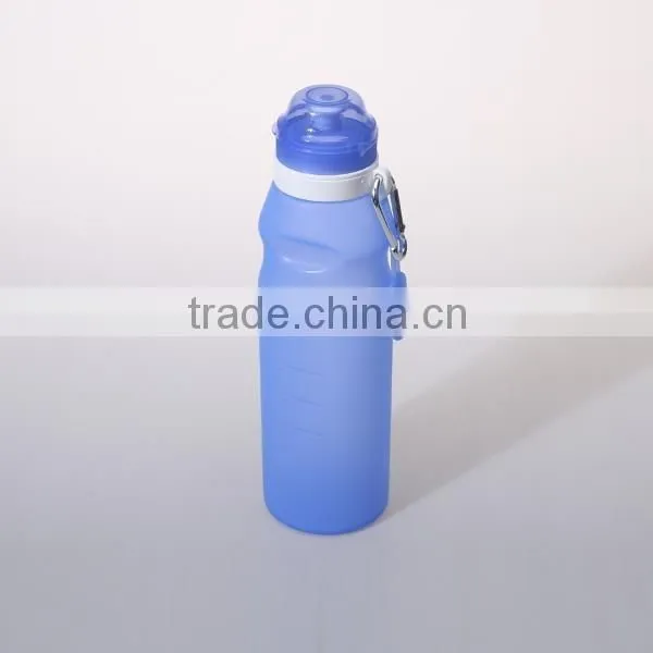 600ml fashion design silicone water filter bottle