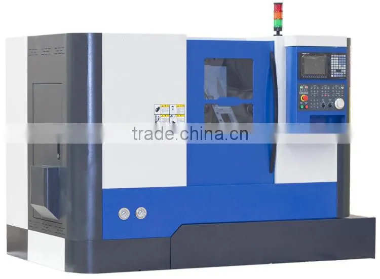 CKX400L slant bed cnc lathe machine tools 8 station tool turret 3 jaw 8" hydraulic chuck programmable tailstock