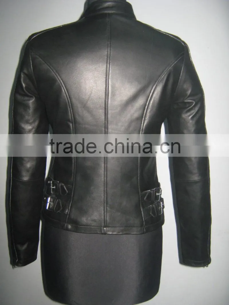 stylish genuine leather jackets black sheep nappa