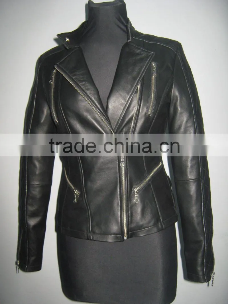 stylish genuine leather jackets black sheep nappa