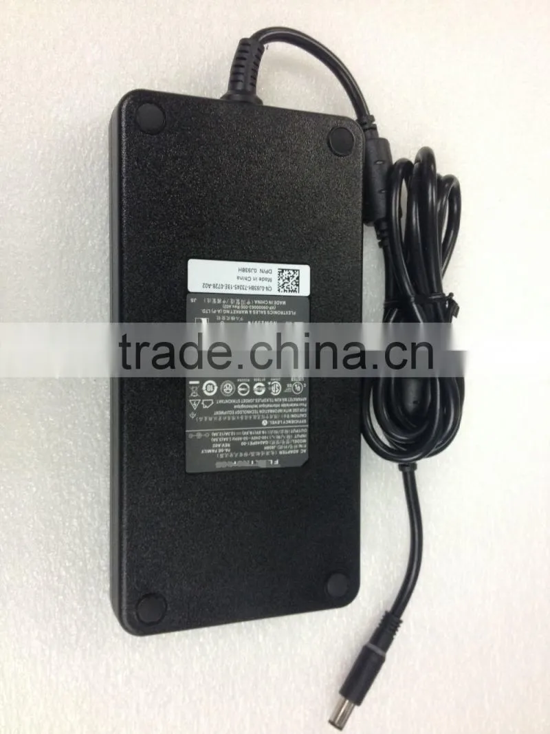 Hot sale Laptop adapter 19.5V 12.3A used for Dell M17x R1 R2 R3 7.4*5.0mm