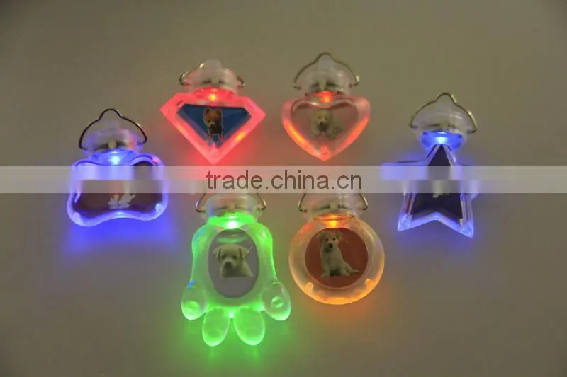 Wholesale Mixed Batch LED Dog ID Tags Luminous Glow Jewelry Pet Pendant