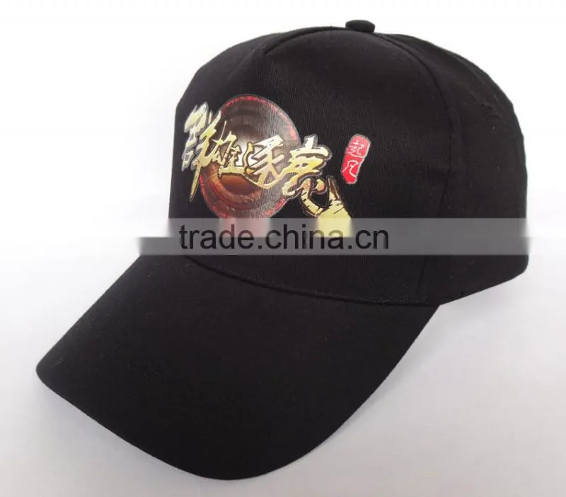 design your own 5 panel hat cap with print logo