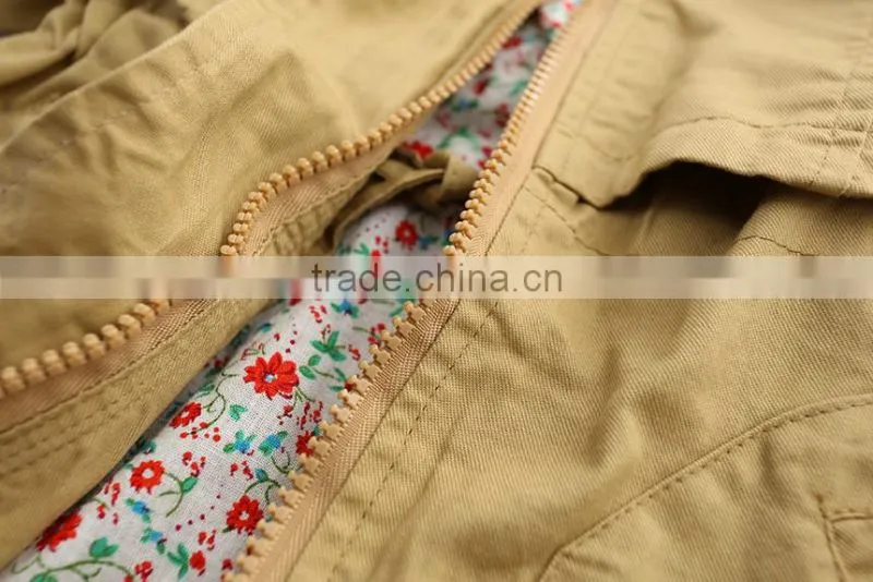 wholesale children's boutique clothing kids coats high quality floral cotton girls winter coat