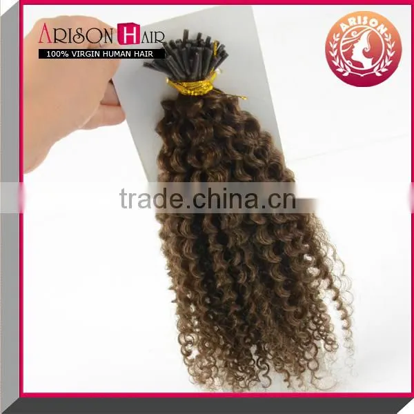 100% Remy Brazilian virgin hair I tip hair extension