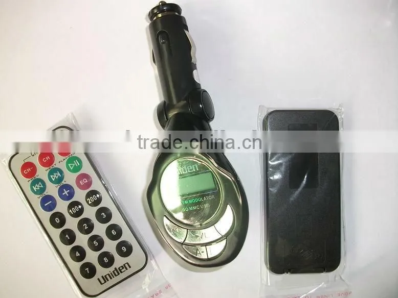 Most popular China Style cigarette lighter car mp3 fm modulator player with competitive price