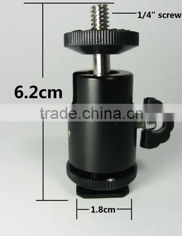 ET-SD03 camera tripod mount Mini professional stand Ball Head for video camera head mounted