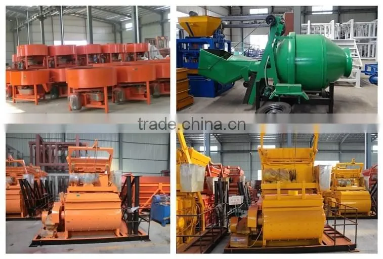 QT4-25 Different raw material facing brick production line based on high pressure brick making hydraulic machine