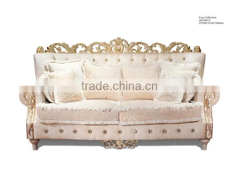 European Style Living room and Luxury king antique sofa and arabic living room sofas