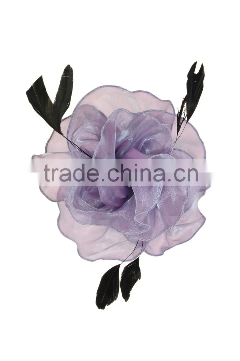 Feather Organza Flower Hair Fascinator/Clip/Barrettes