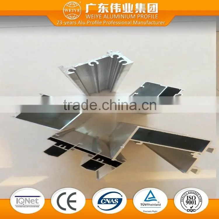 large glass windows aluminium alloy sliding window extrusion profile
