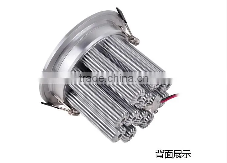 2015 New Dimmable LED Ceiling Lamp 3w 5w 7w 9w 12w LED Downlight Silver Shell