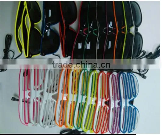 EL wire Glasses with CE ROHS