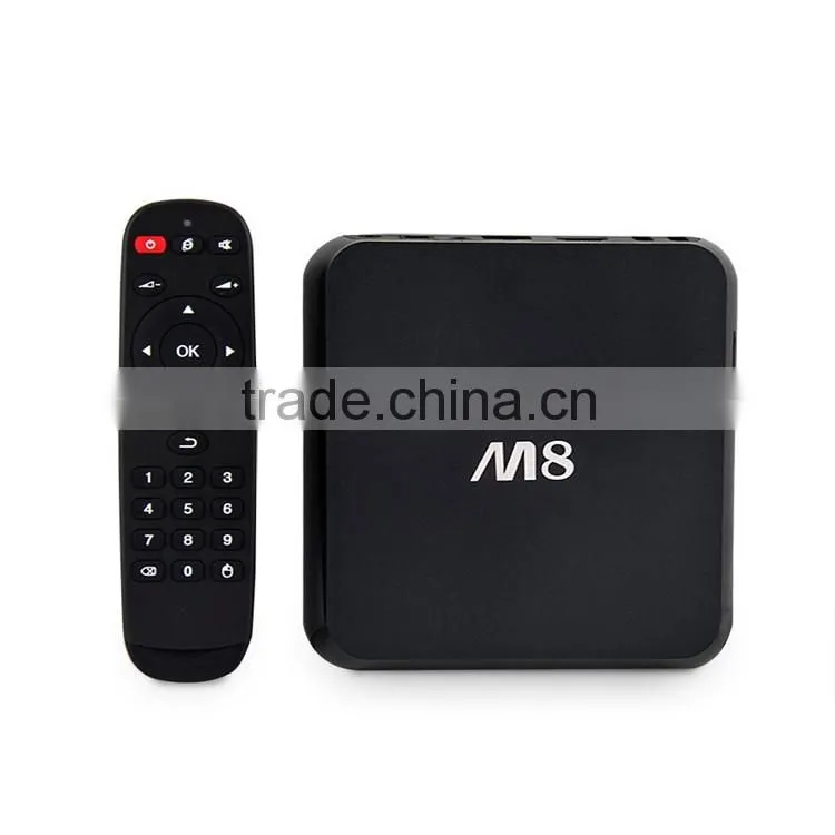 M8 Fully loaded KODI Quad core Amlogic S802 Android 4.4 4K smart Android TV BOX