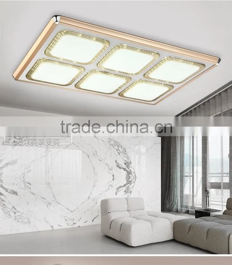 2016 New design ceiling light fixtures china,rectangle living room ceiling light