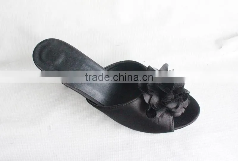 Sexy black high heel women sexy slipper sandal shoes