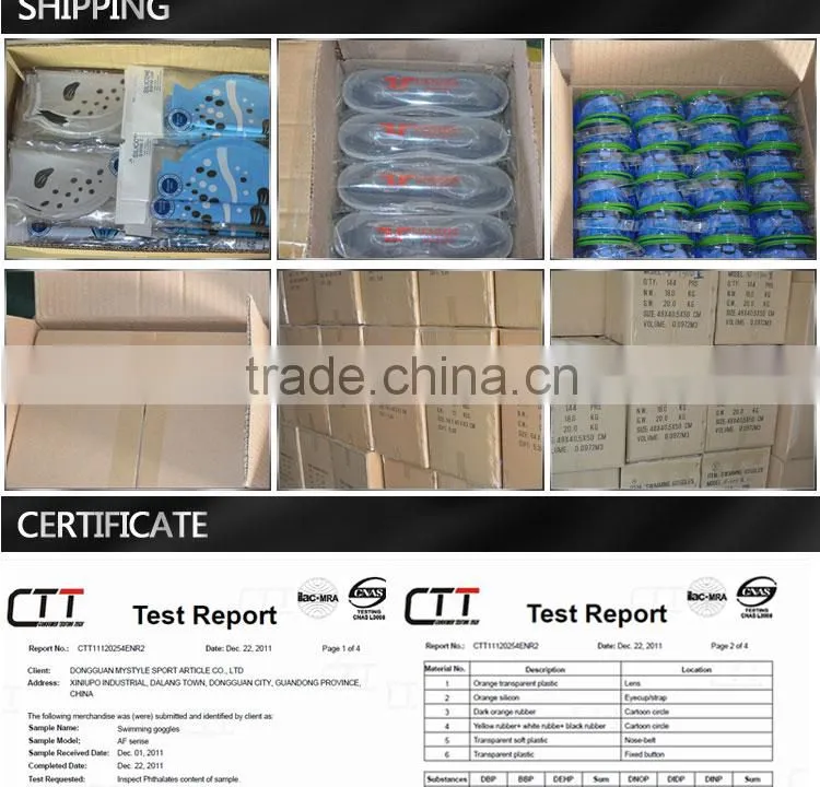 wholesale kids cartoon one piece swim goggles factory price