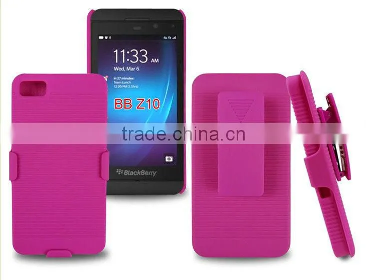 2 Parts Snap-on Hard Rubberized Slide Case with Swivel Belt Clip Holster for Nokia Lumia 710 with kickstand function