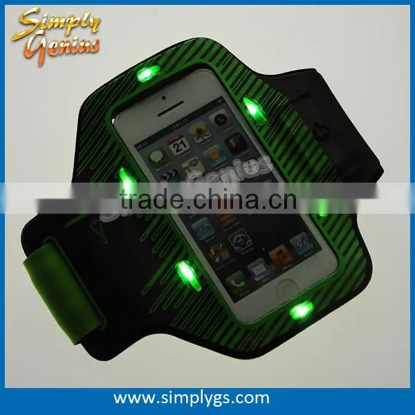 (Wholesale) Elastic armband, running armband for Samsung Galaxy, led armband for running