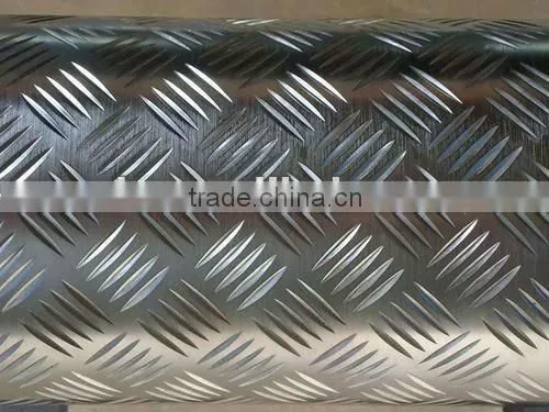 Bright Surface Effect Five Bars Aluminum Sheet 1050 1060