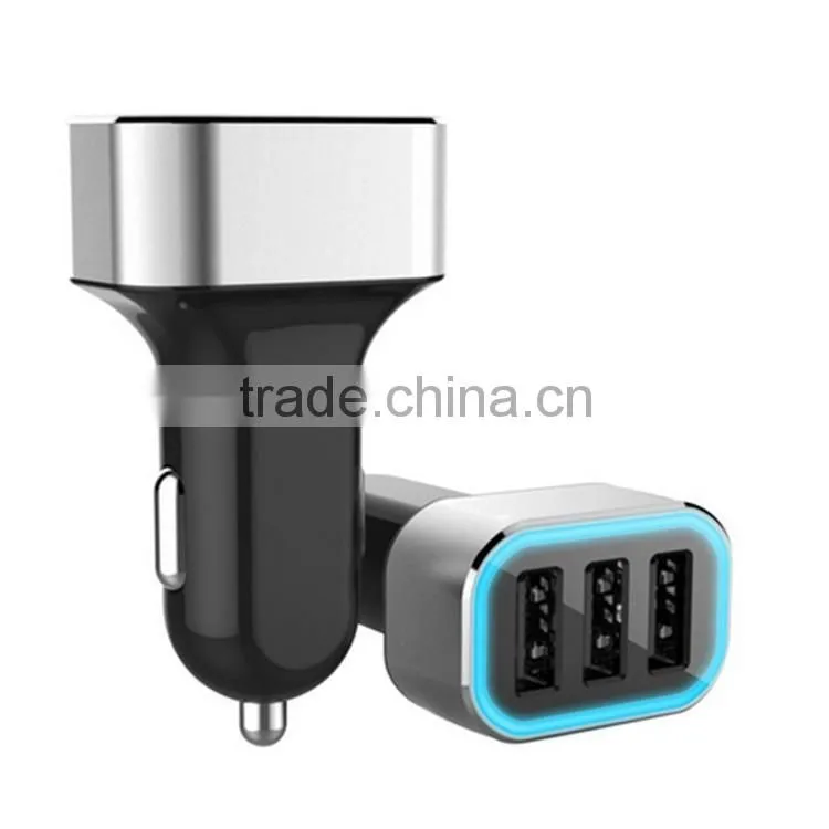REYON hot sale 25.5W 5.1A 3 usb port custom multiple mobile phone car charger
