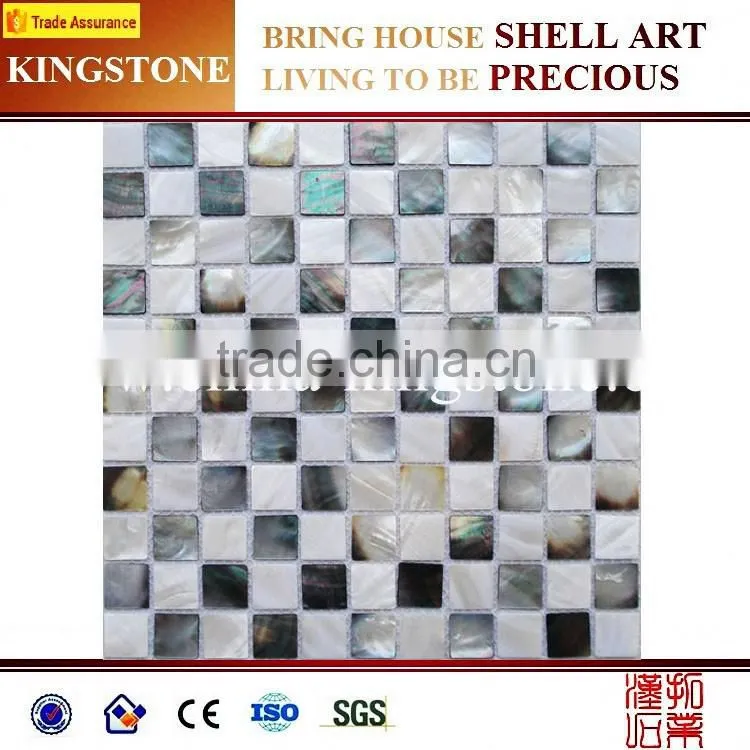 Chinese white irregular freshwater shell mosaic for sale