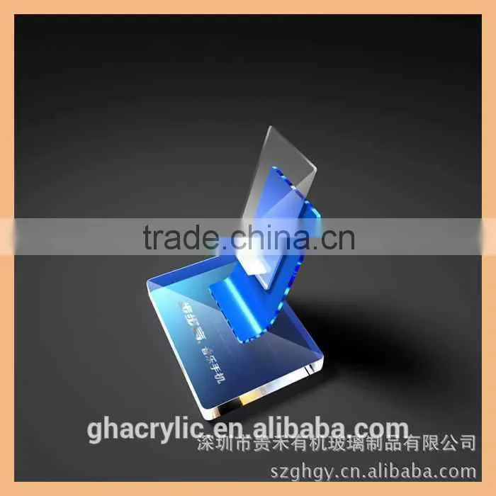 transparent color customized acrylic CD display rack for home furniture