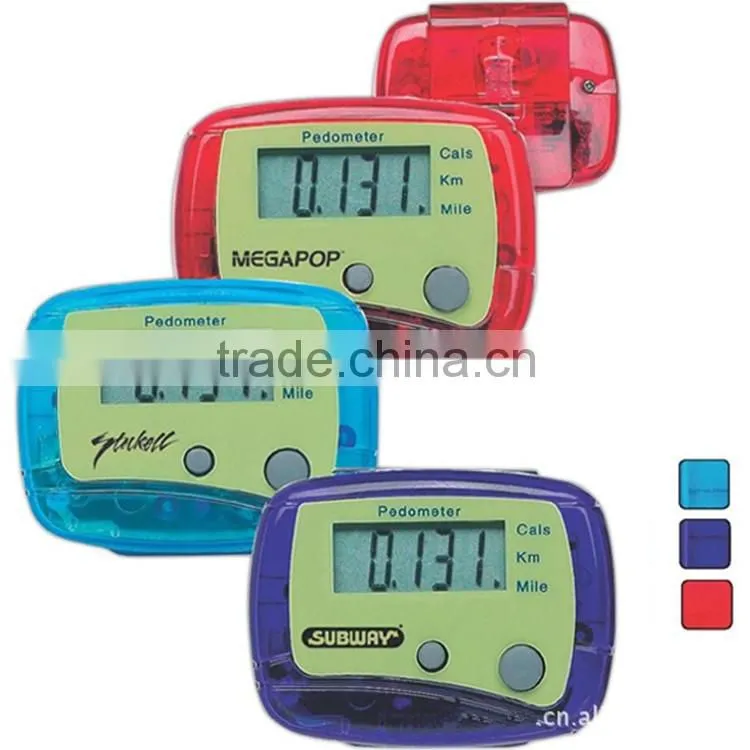 Promotional Multi-functional Calories/KM/Mile Step Counter China Walking Pedometers OEM with Logo Customized