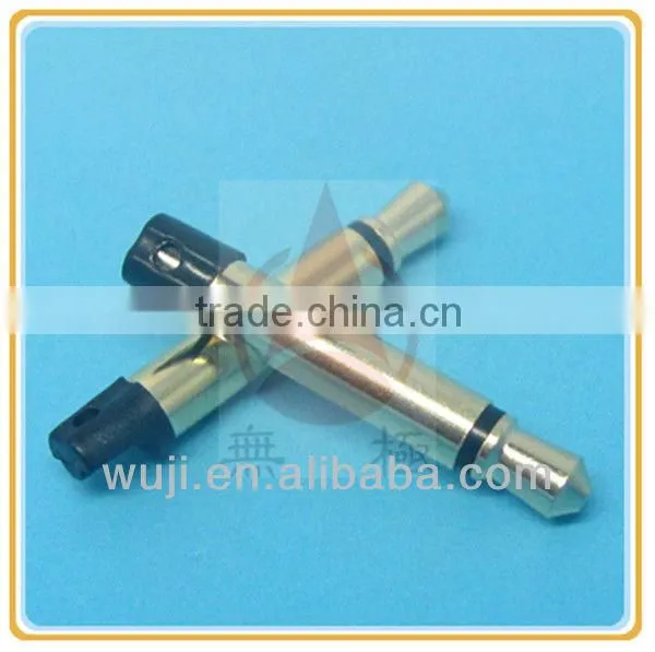 Gold high quality audio plug 3.5mm mono audio jack