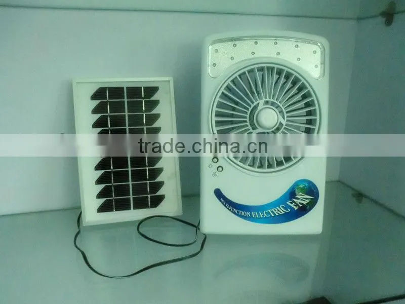 solar rechargeable Fan