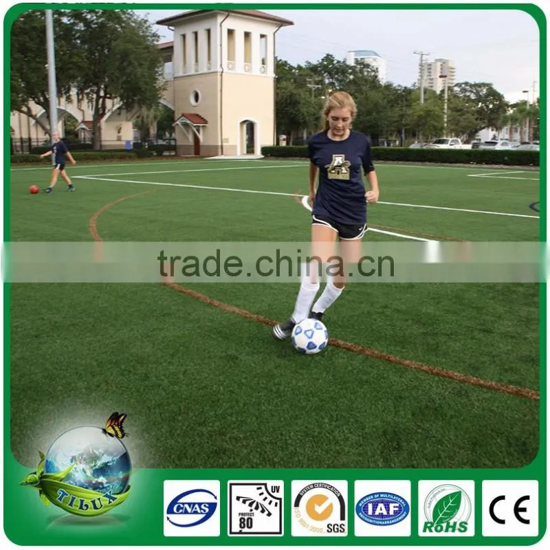 Factory Made Best Quality Plastic Artificial Grass For Football Turf Made In China