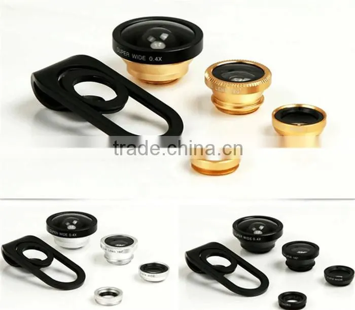 Mobile Phone Telephoto Lens 4 in 1 Detachable Multifuction Lens