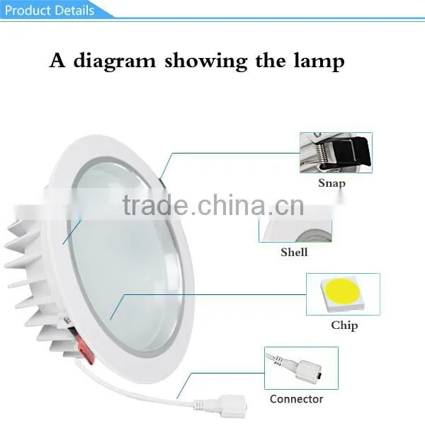 CE ROHS Led Ceiling Downlight Smd 7w 10w 12w 15w 18w Dimmable Led Lights For Home office using