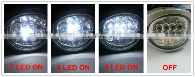 HJ-6001 LED HEADLIGHT 8 LED WITH 3 LIGHTING MODES HEADLIGHT