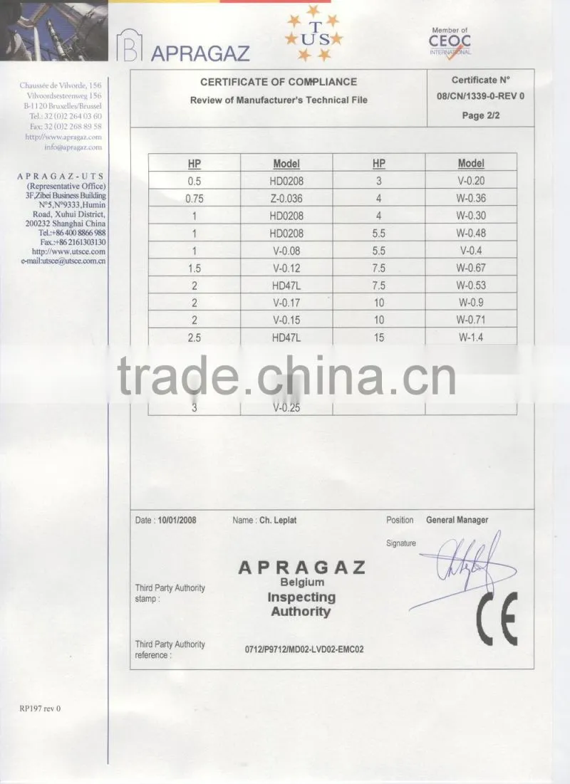 QV-0.25 Silent air compressor