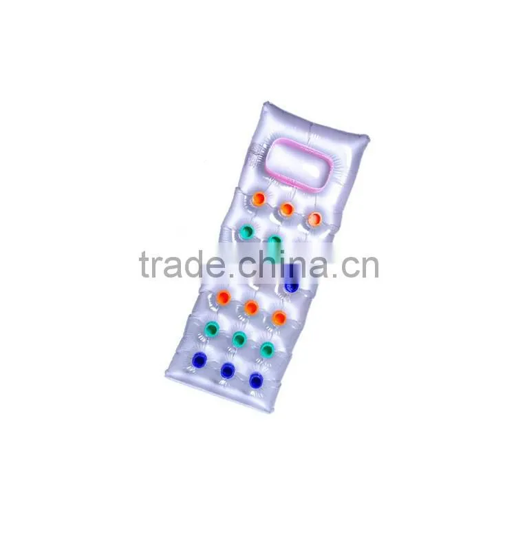 Hot sale inflatable beach mattress, PVC inflatable float mattress