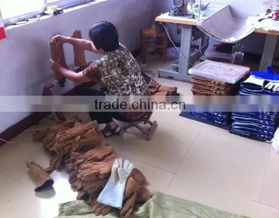 2014 High quality leather working gloves,personalized leather gloves