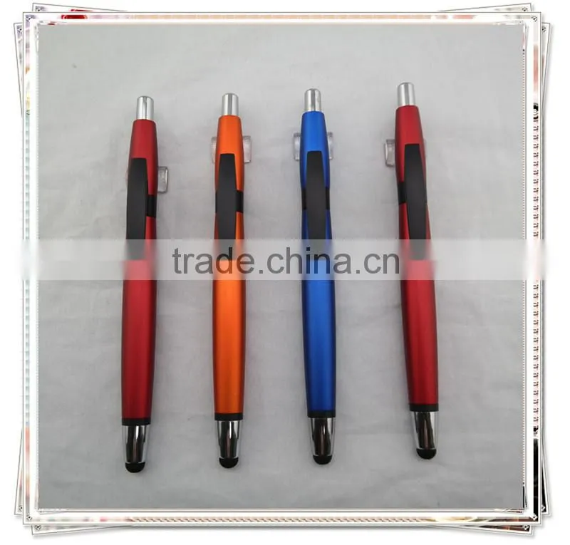 TP-64 2015 fashionable stylus touch pen for galaxy s4 ,plastic ball pen for school use