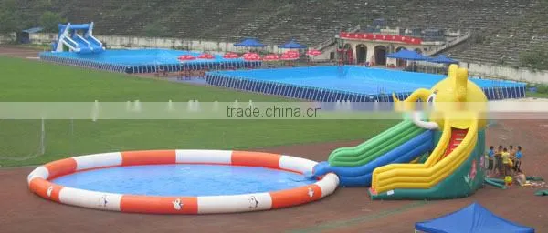 European standard good quality outdoor metal frame pool,Above Ground Swimming Pool