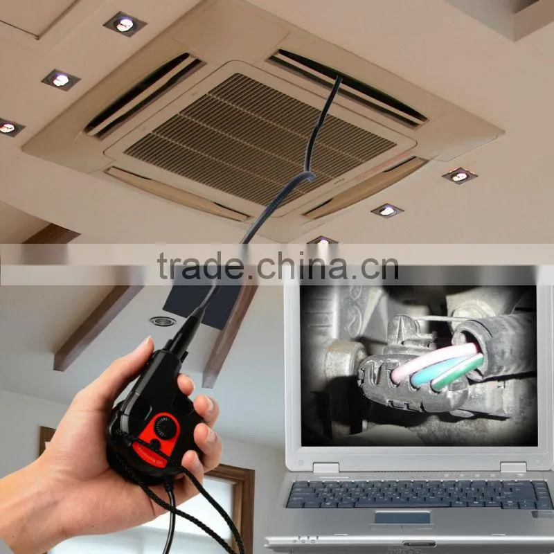 USB HD Inspection Camera Borescope 6 LED Endoscope Video Waterproof Tape Style