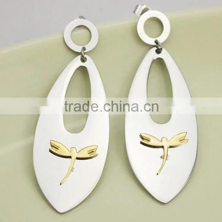 Simple Small Shiny Silver Color Open Circle Stud Earrings