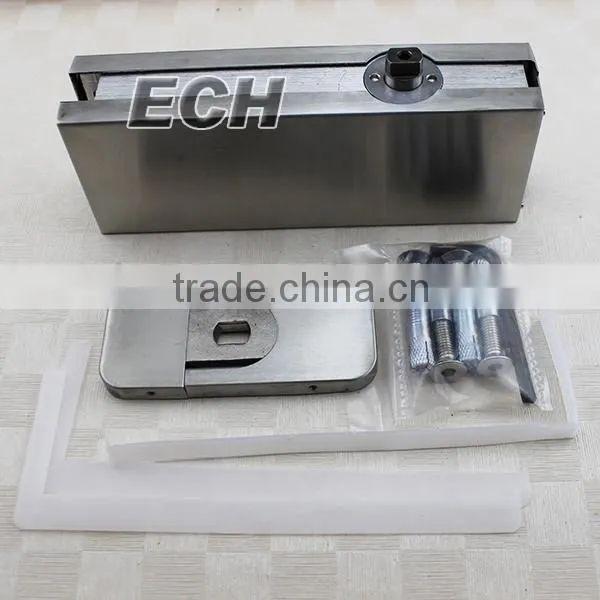 stainless steel SSS no digging surface mounting floor spring for glass door