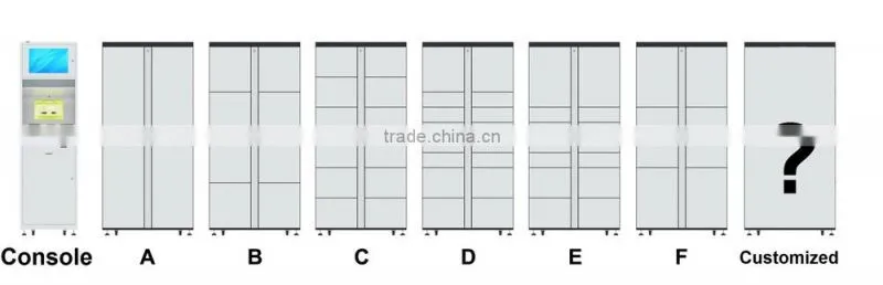 Self Service Indoor Parcel Cabinet Intelligent for Logistics Mail Delivery