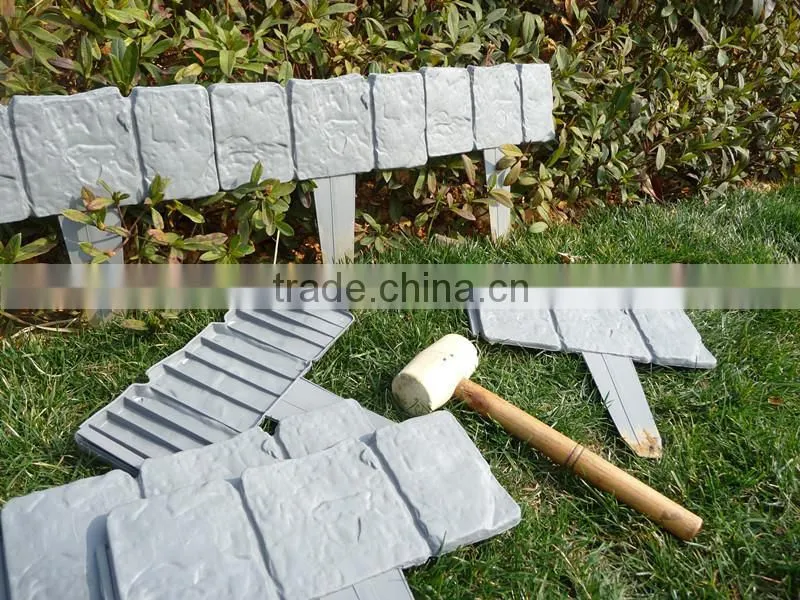 Useful and popular plastic lawn garden edging