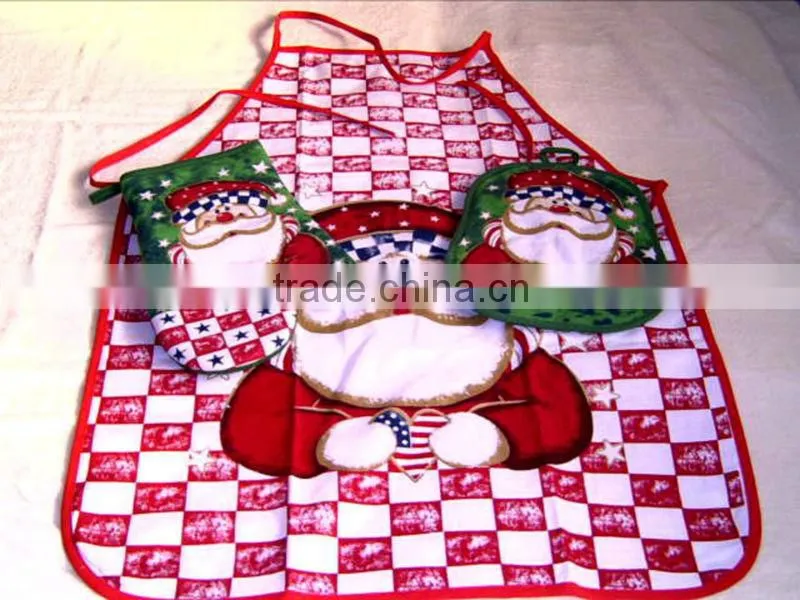 Kitchen apron set,cotton apron set for home using-33
