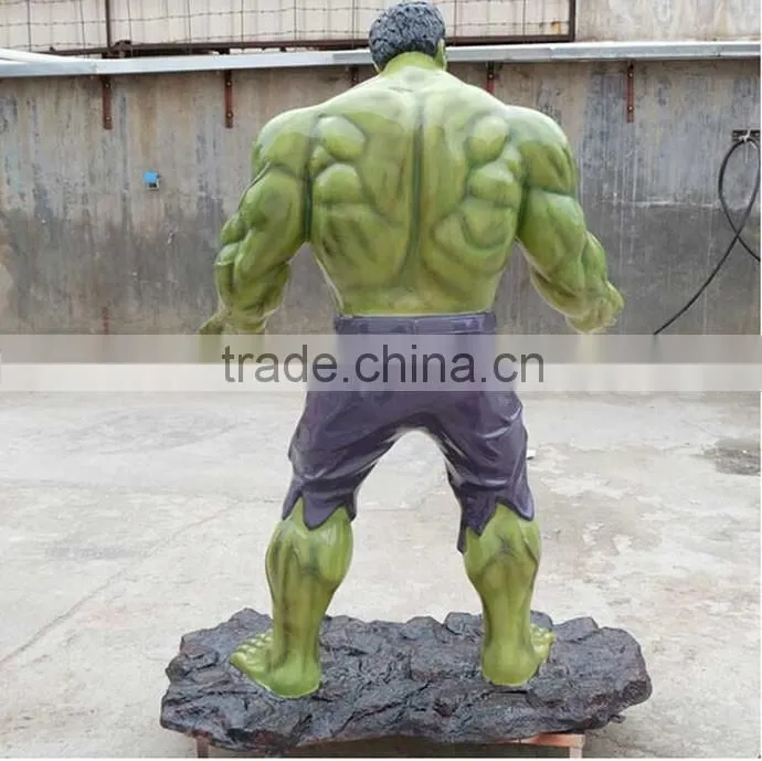 Amusement Park fiberglass life size fiberglass hulk