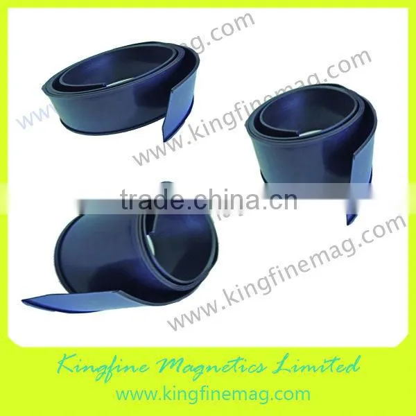 Rubber magnet adhesive strip; Magnetic rubber adhesive strip ;Magnet strip with glossy; Craft adhesive strip; 3m magnetic strip