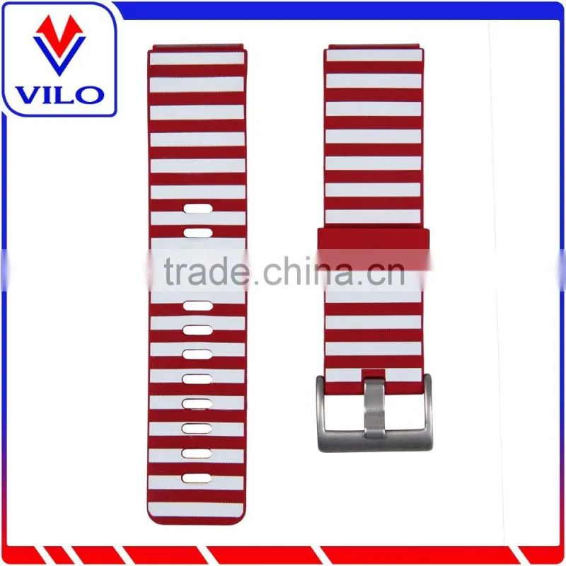 High Quality Replacement Adjustable Silicone Watch Band Rubber Wrist strap for Fitbit Blaze Smart Watch