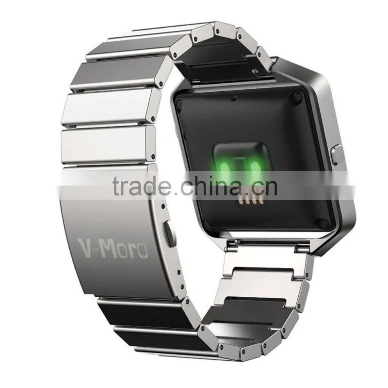 Luxury Stailess Steel Strap For Fitbit Blaze Smart Watch Band link Bracelet